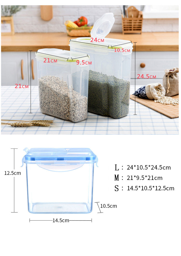 Airtight Cereal Storage Container with Locking Lid