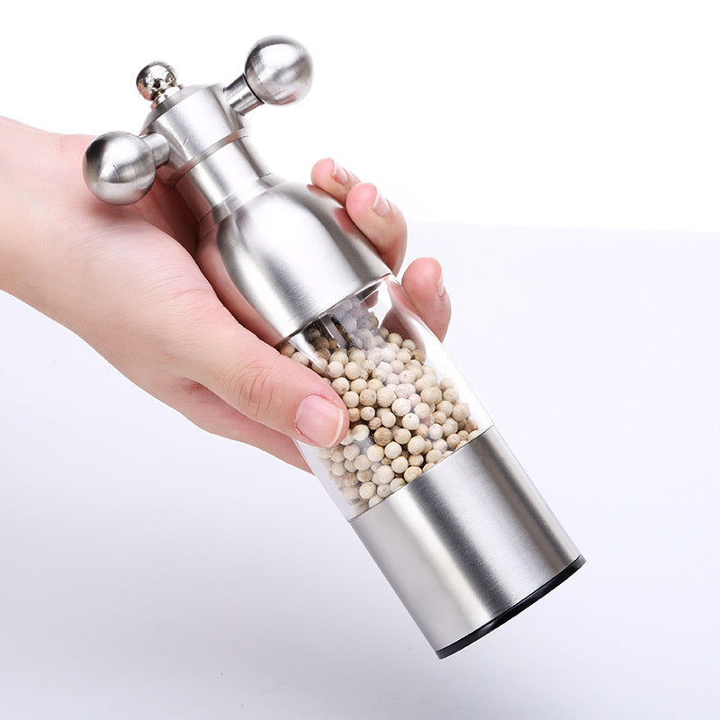 4-Color Spice Grinder Set - Pepper Mill & Salt Grinder Kitchen Tool