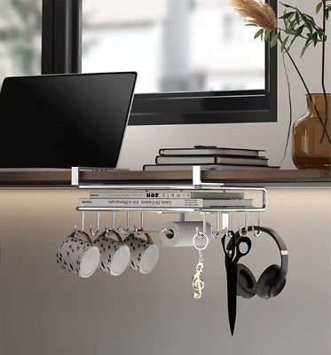 Under Cabinet Storage Rack - Cutting Board Organizer