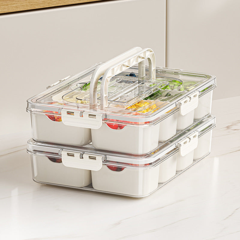 8-Grid Refrigerator Storage Organizer