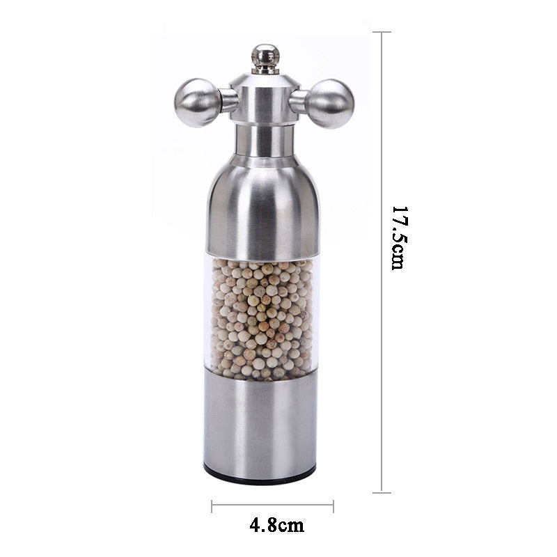 4-Color Spice Grinder Set - Pepper Mill & Salt Grinder Kitchen Tool