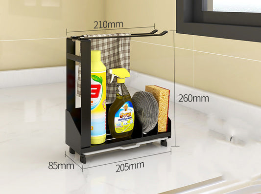 Kitchen Sink Caddy Organizer - Sponge, Soap & Brush Holder