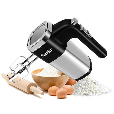 500W Electric Hand Mixer - 5 Speed Food Blender for Baking & Cooking
