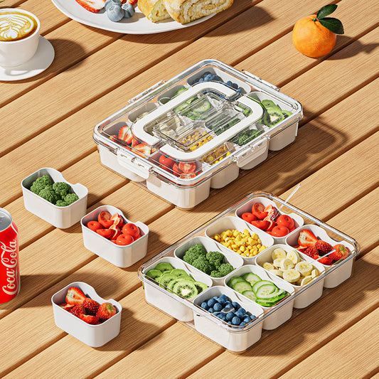 8-Grid Refrigerator Storage Organizer