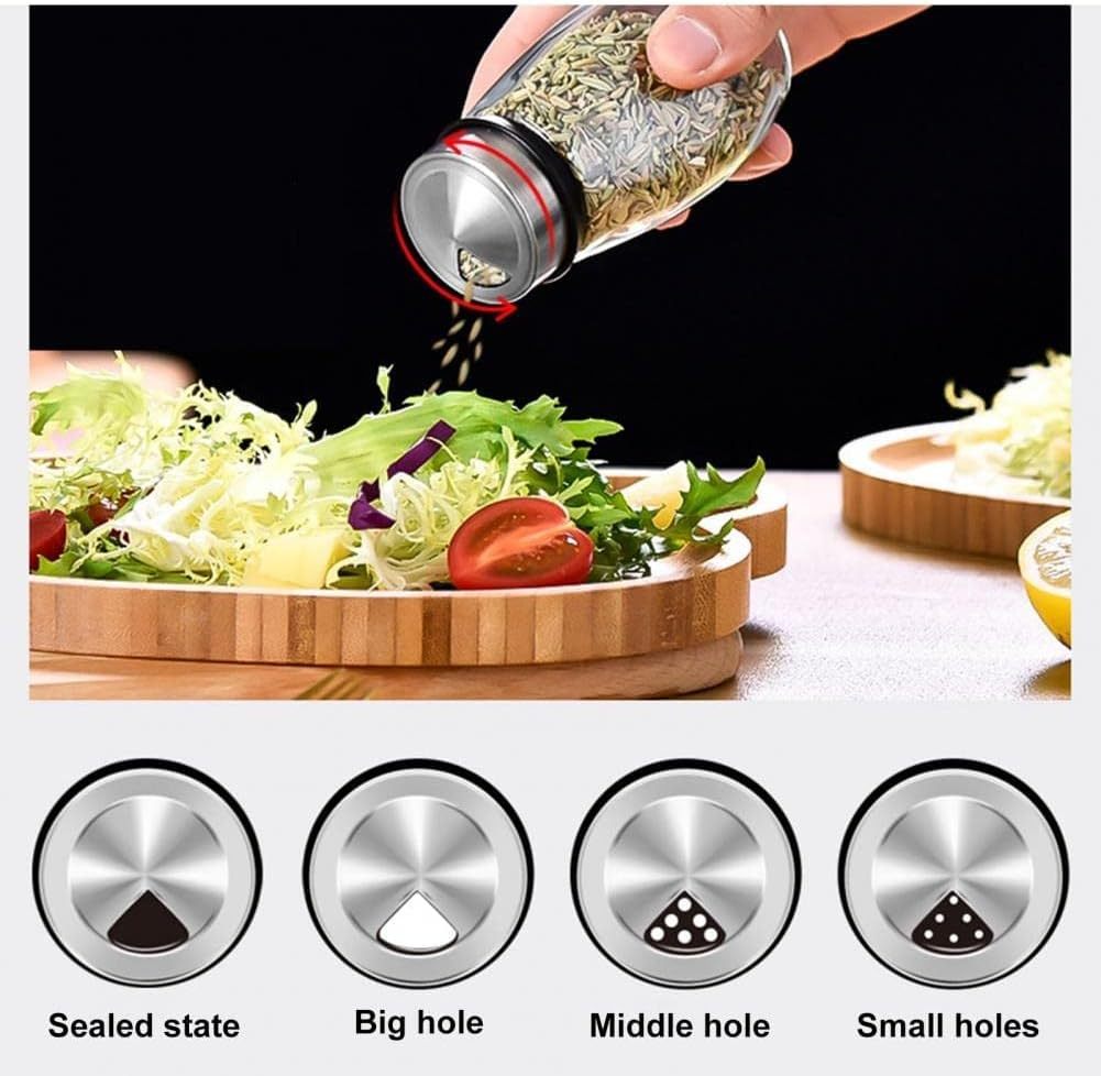 360° Rotating Spice Organizer - 12 Jar Set