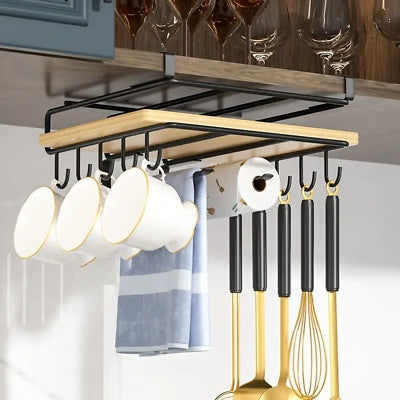 Under Cabinet Storage Rack - Cutting Board Organizer