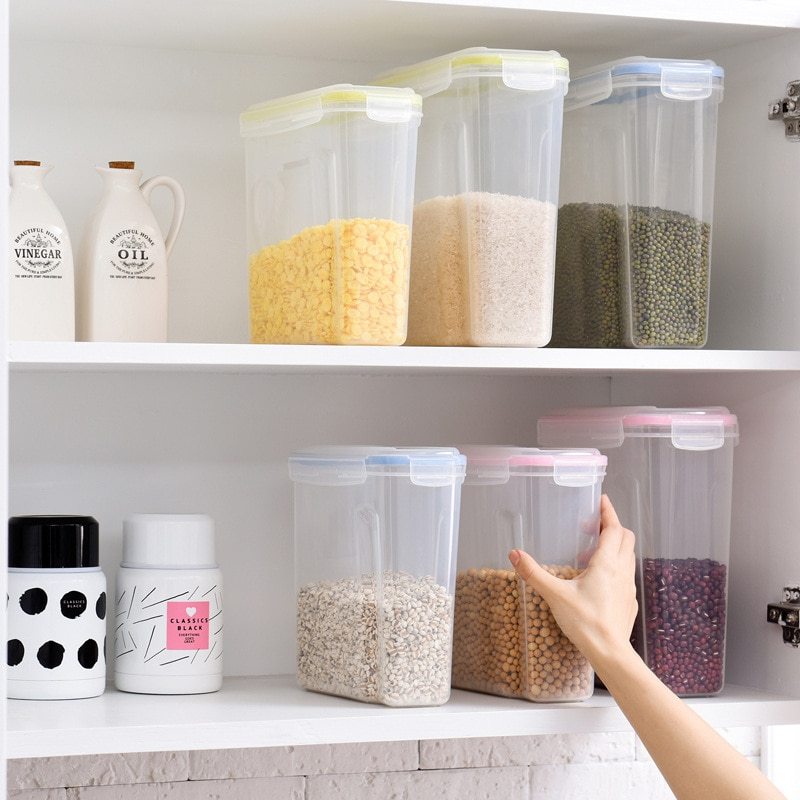 Airtight Cereal Storage Container with Locking Lid