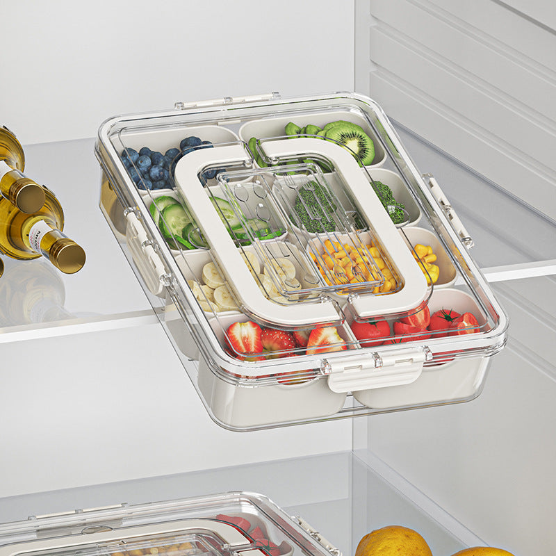 8-Grid Refrigerator Storage Organizer