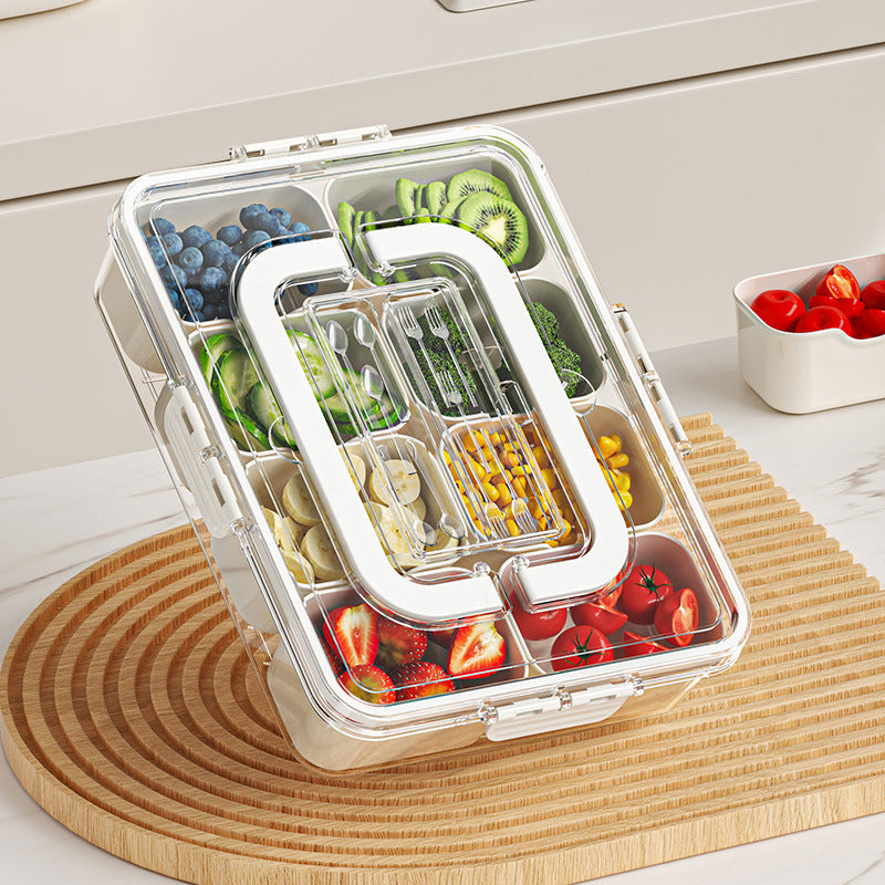 8-Grid Refrigerator Storage Organizer