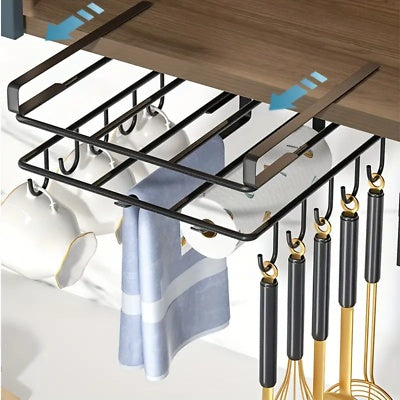 Under Cabinet Storage Rack - Cutting Board Organizer